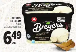 Metro BREYERS ICE CREAM offer