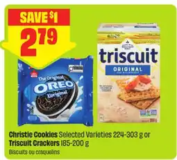FreshCo Christie Cookies Selected Varieties 224-303 g or Triscuit Crackers 185-200 g offer