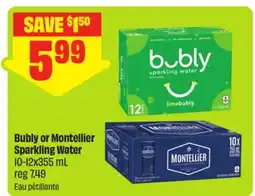 FreshCo Bubly or Montellier Sparkling Water 10 offer