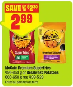 FreshCo McCain Premium Superfries 454-650 g or Breakfast Potatoes 600-650 g offer