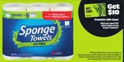 FreshCo Cashmere Bathroom Tissue 12=24 rolls, SpongeTowels 3=6 rolls or Scotties Facial Tissue offer