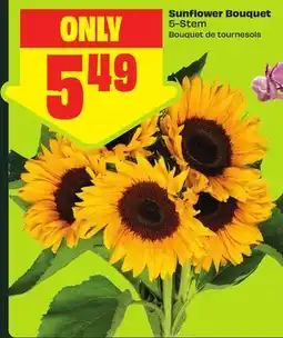 FreshCo Sunflower Bouquet 5-Stem offer