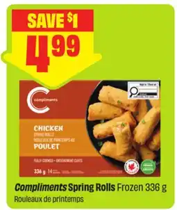 FreshCo Compliments Spring Rolls Frozen offer