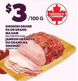 Independent Grocer SIKORSKI GRAND PA OR GRAND MA HAM offer