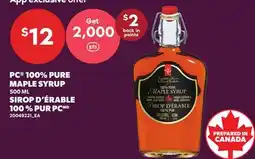 Independent Grocer PC 100% PURE MAPLE SYRUP offer