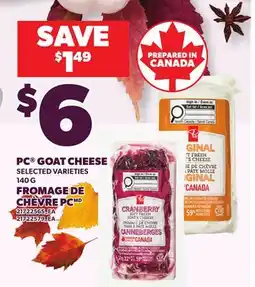 Independent Grocer PC GOAT CHEESE offer