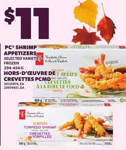 Independent Grocer PC SHRIMP APPETIZERS offer