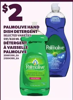 Independent Grocer PALMOLIVE HAND DISH DETERGENT, 591/828 ML offer