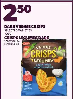Independent Grocer DARE VEGGIE CRISPS offer