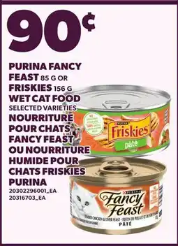 Independent Grocer PURINA FANCY FEAST, 85 G OR FRISKIES, 156 G WET CAT FOOD offer