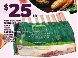 Independent Grocer NEW ZEALAND FRENCHED LAMB RACK offer