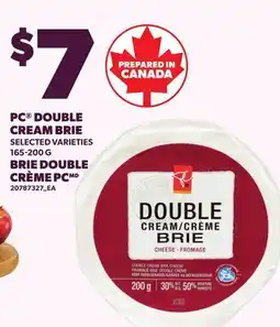Independent Grocer PC DOUBLE CREAM BRIE offer
