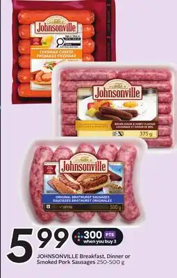 Sobeys Breakfast, Dinner or Smoked Pork Sausages offer