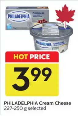 Sobeys Cream Cheese offer