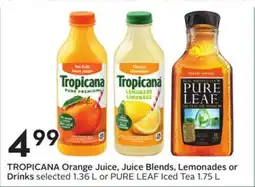 Sobeys Orange Juice, Juice Blends, Lemonades or Drinks offer