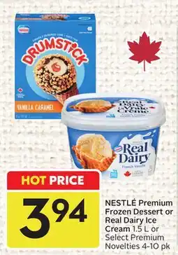 Sobeys Premium Frozen Dessert or Real Dairy Ice Cream offer