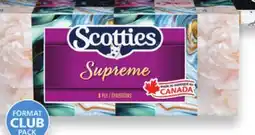 Walmart Scotties 2-ply or Supreme 3-ply facial tissue offer