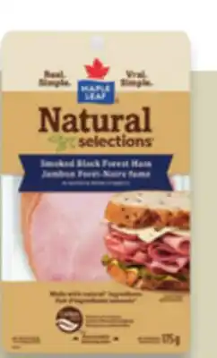 Walmart Maple Leaf Natural Selection sliced deli offer