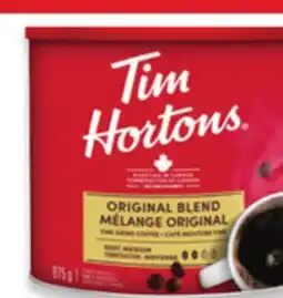 Walmart Tim Hortons ground coffee offer