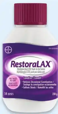 Walmart RestoraLAX 14 doses offer