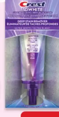 Walmart Crest 3D White deep stain remover toothpaste offer