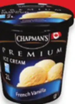 Walmart Chapman's Premium frozen tubs offer