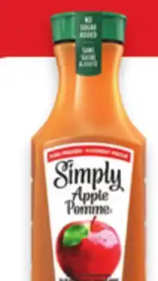 Walmart Simply Apple juice offer