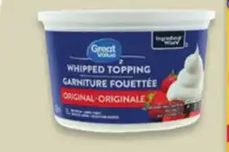 Walmart Great Value whipped topping offer