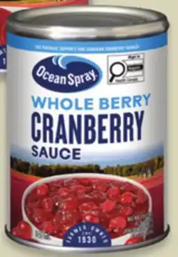 Walmart Ocean Spray cranberry sauce offer