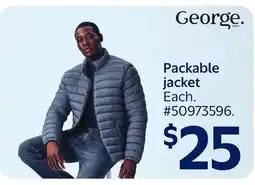 Walmart Packable jacket offer