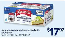 Walmart Lactantia sweetened condensed milk value pack offer