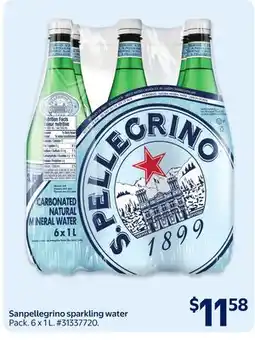 Walmart Sanpellegrino sparkling water offer