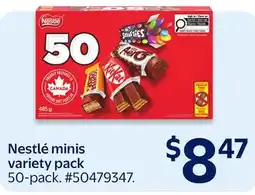 Walmart Nestlé minis variety pack offer