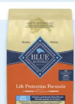 Walmart Blue Buffalo dry dog food for large breeds offer