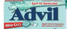 Walmart Advil Liqui-Gels 72s or Mini-Gels 70s Each offer