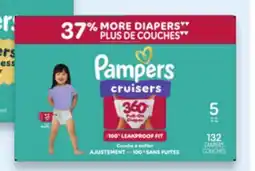 Walmart Pampers value pack Swaddlers or Cruisers 360° diapers offer