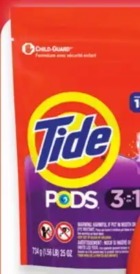 Walmart Tide liquid 39 - 48 loads or Pods 31s or Power Pods 18s - 23s laundry detergent offer