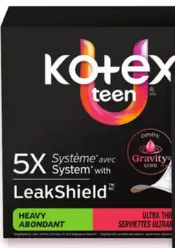 Walmart Kotex liners or pads offer