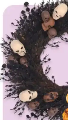 Walmart Halloween and fall wreaths offer