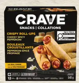 Walmart CRAVE crispy roll-ups offer