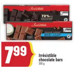 Marché Adonis Irrésistible chocolate bars offer