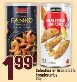 Marché Adonis Selection or Irresistible breadcrumbs offer