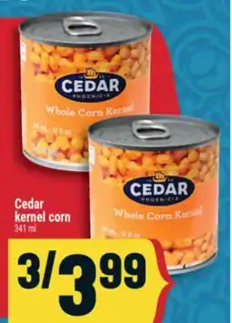Marché Adonis Cedar kernel corn offer