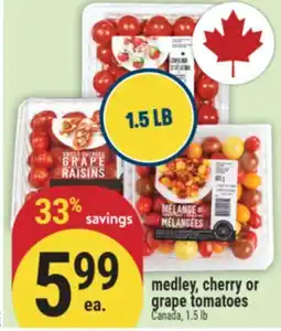 Marché Adonis MEDLEY, CHERRY OR GRAPE TOMATOES offer