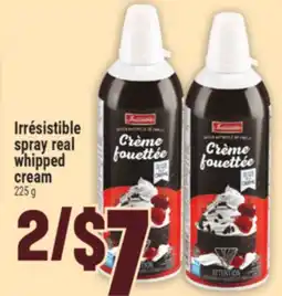 Marché Adonis IRRESISTIBLE SPRAY REAL WHIPPED CREAM offer