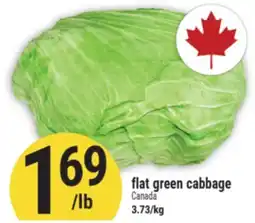 Marché Adonis flat green cabbage offer
