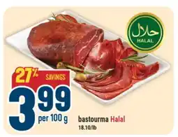 Marché Adonis bastourma Halal offer