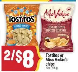 Marché Adonis TOSTITOS OR MISS VICKIE'S CHIPS offer