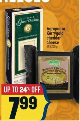 Marché Adonis Agropur or Kerrygold cheddar cheese offer