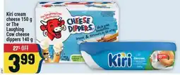 Marché Adonis Kiri cream cheese 150 g or The Laughing Cow cheese dippers 140 g offer